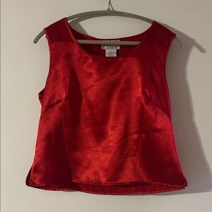 Danny and Nicole Satin Sleeveless Top